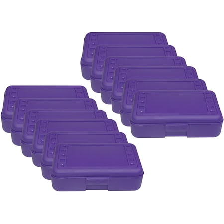 Romanoff Pencil Box, Purple, PK12 60206